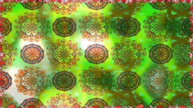 Raster güzel kumaş deseni. Soyut zerafet çiçek arka plan ile seamless modeli.