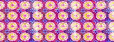 Raster illüstrasyonundaki çiçek desenli çizim. Düz Çiçek Elementleri Tasarımı. Tarafsız ve pembe renklerde çiçekler. Renkli Bahar Teması çizim şablonu.