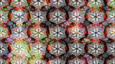 Çiçekli bahar çiçekleri. Küçük çiçekte güzel bir desen. Küçük renkli çiçekler. Moda baskıları için zarif bir şablon. Motley illüstrasyonu.