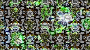 Anti-stres için soyut örnek sayfası. Raster illüstrasyonu. Gri renklerde.