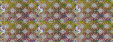 Karalama çiçekleri kusursuz desen. Raster deseni. Sanat, çiçek tarzına ilham verir ve arka plan bırakır. Gri el çizimi desen.