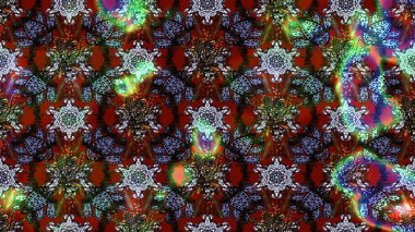 Klasik çiçek tasarımı elementleri. Kahverengi kıvırcık çiçekler kahverengi renklerde şekillenir. Raster illüstrasyonu.