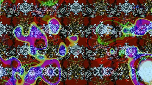 Kırmızı renkte manzaralı çiçek deseni. Çiçek kompozisyonu, el boyası, hassas şablon. Üst manzara, yumuşak stil. Sevgililer günü ve tebrik kartı konsepti için şık bir davet.