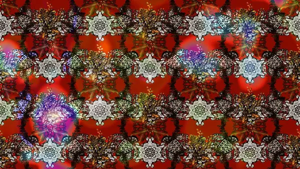 Raster güzel bir çiçek deseni çizmiş. Bahar mevsimi. Tatil havası. Nazik romantik baskı. Kahverengi renkte çiçekler.