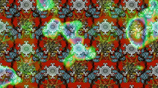 Küçük çaplı çiçeklerdeki basit şirin desenler. Tekstil veya kitap kapakları, imalat, duvar kağıtları, baskı, hediye paketi ve yapıştırma kitabı için çiçek eskizi geçmişi. Raster illüstrasyonu.