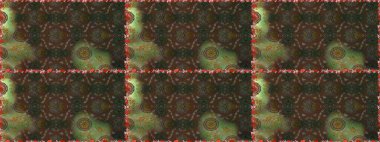 Klasik çiçekler. El çizimi, soyut ve süslü elementler. Yaz çiçekleri teması. Kahverengi ve gri renkler. Suluboya resim taklit Raster illüstrasyonu.