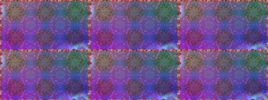 Düz Çiçek Elementleri Tasarımı. Mor renkli çiçekler. Raster illüstrasyonunda kusursuz çiçek deseni. Renkli Bahar Teması Kusursuz Arkaplan.