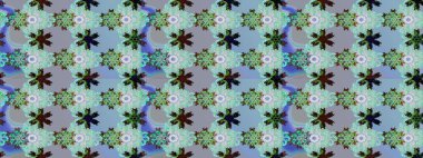 Klasik taslak çizimi. Çiçek mavisi ve nötr çizim deseni. Raster çiçek izi. Raster Yumuşak kumaş deseni.