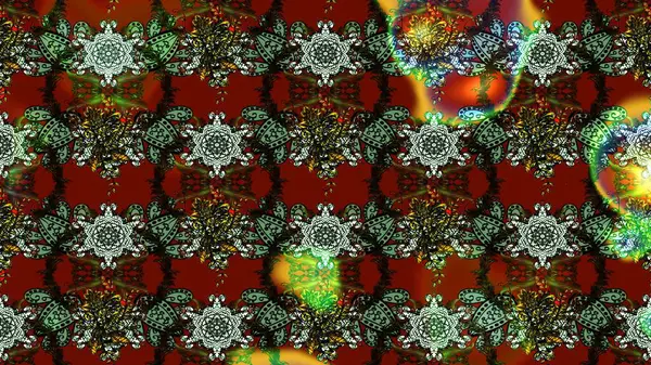 Raster düz çiçek çizim deseni. Hediye ambalaj kağıdı, tebrik kartları, posterler ve pankart tasarımı. Kırmızı renkte çiçekler.