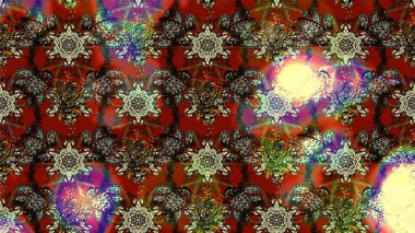 Sketch Floral Pattern in Raster illustration. Fancy fabric pattern. Colour Spring Theme sketch pattern Background. Flat Flower Elements Design.