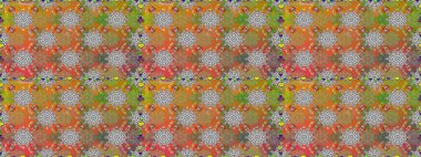 Raster illüstrasyonu. Kusursuz Tony kumaş deseni. Modaya uygun kumaş deseni. Küçük çiçekte sevimli çiçek deseni var..