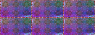 Düz Çiçek Elementleri Tasarımı. Mor renkli çiçekler. Raster illüstrasyonunda kusursuz çiçek deseni. Renkli Bahar Teması Kusursuz Arkaplan.