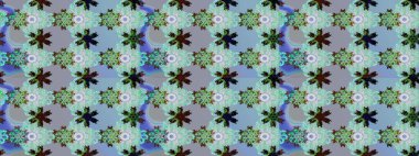 Klasik taslak çizimi. Çiçek mavisi ve nötr çizim deseni. Raster çiçek izi. Raster Yumuşak kumaş deseni.