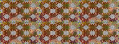 Moda baskısı. Çiçeğin suluboya çizimlerinin mükemmel deseni. Dekorasyon ve tasarım için güzel bir desen. Suluboya kusursuz desen. Eski.