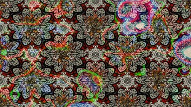 Çiçekli yumuşak bir eskiz şekli. Raster çiçekleri klasik tarzda çizilmiş. Gri renklerde bahar çiçekleri. Raster illüstrasyonu.