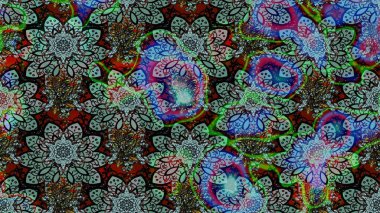 Çiçekli bahar çiçekleri. Küçük çiçekte güzel bir desen. Küçük renkli çiçekler. Moda baskıları için zarif bir şablon. Motley illüstrasyonu.