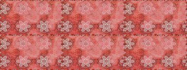 Çiçek arkaplan. Şirin tekstil tarzında pembe ve nötr renklerde. Renkli, pürüzsüz desen. Raster illüstrasyonu. Çiçek duvar kağıdı.