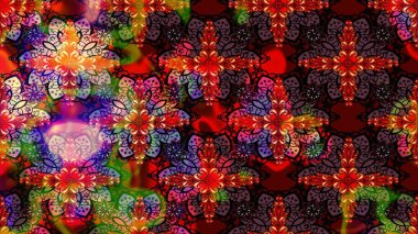 Küçük çiçekteki sevimli çiçek deseni. Raster illüstrasyonu. Tony 'nin kumaş kalıbını çiz. Modaya uygun kumaş deseni.