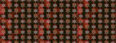 Bahar çiçekli, dikişsiz, sevimli çiçek deseni. Güzel kumaş deseni. Raster illüstrasyonu.