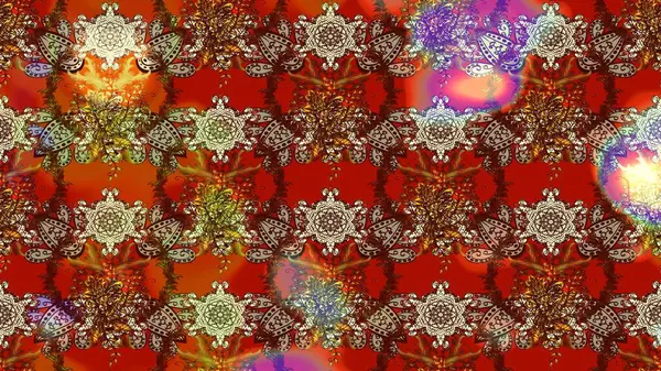 Çiçekli karalama şeklinde Raster çiçek deseni. Nazikçe, güzel çiçek arkaplanı. Kahverengi renkte çiçekler.