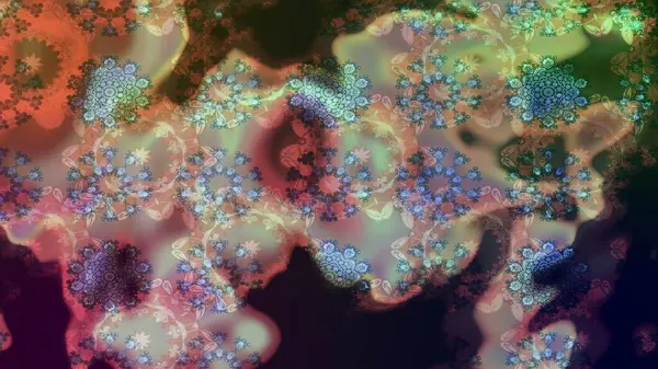 Soyut etnik raster çizim kalıbı. Kabile sanatı boho baskısı, klasik çiçek arkaplanı. Arkaplan dokusu, duvar kağıdı, kahverengi renkli çiçek teması.