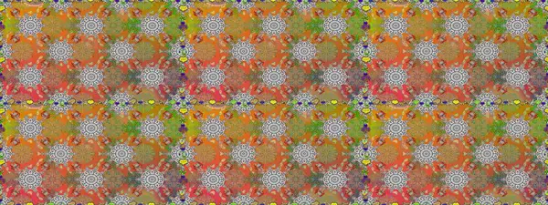 Raster illüstrasyonu. Kusursuz Tony kumaş deseni. Modaya uygun kumaş deseni. Küçük çiçekte sevimli çiçek deseni var..