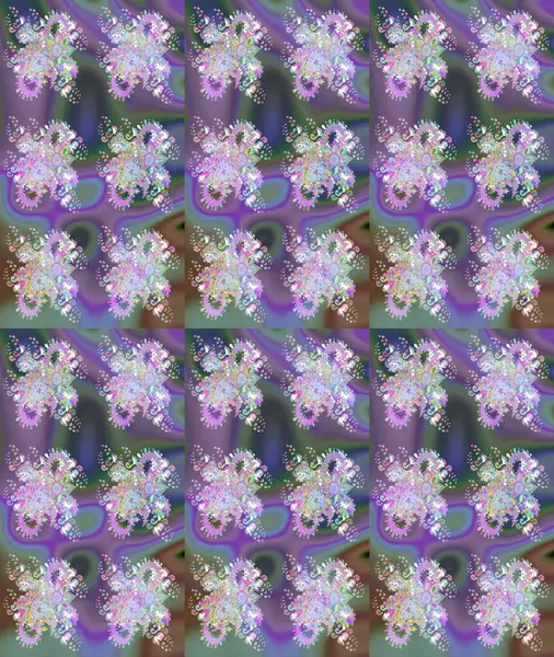 Renkli Yaz Temalı Kusursuz Arkaplan. Sevimli çiçek raster deseni. Düz Çiçek Elementleri Tasarımı. Modaya uygun kumaş deseni.