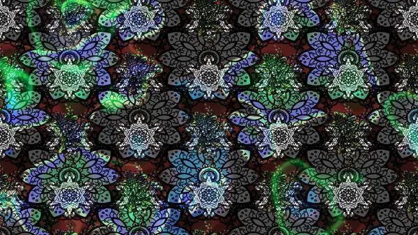 Raster güzel bir çiçek deseni çizmiş. Bahar mevsimi. Tatil havası. Nazik romantik baskı.