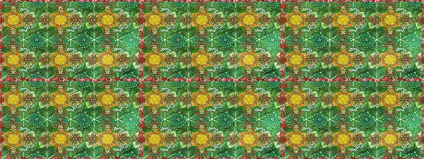 Çiçekli el çizimi çizimi deseni. Modern gelişim yeşil ve kahverengi raster arka plan duvar kağıdı resimleme klasik çizgili iz sürme desenli çiçekler, çiçekli süsler.