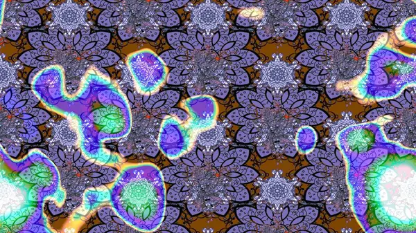 Çiçekli çiçek deseni, suluboya. Menekşe rengi çiçekler. Renkli Bahar Teması eskiz kalıbı. Düz Çiçek Elementleri Tasarım Raster illüstrasyonu.