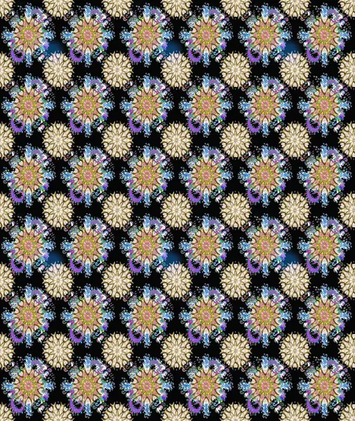 Siyah ve nötr renklerde çiçekler. Yumuşak, yaz çiçekli arka plan. Raster çiçek desenli ve çiçekli..