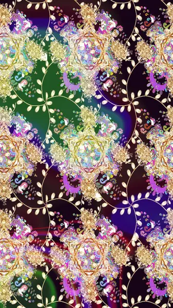 Sevimli çiçek raster deseni. Bej renkli çiçekler. Sketch Colour Spring Theme eskiz kalıbı. Düz Çiçek Elementleri Tasarımı.