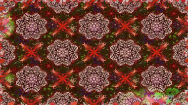 Süs bahar bahçe doku gelişir. Çiçek desenli. Çiçek sorunsuz arka plan. Raster illüstrasyon.