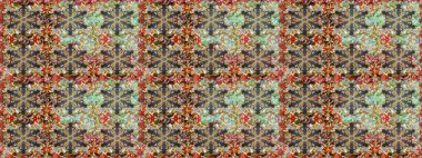 Paisleys zarif çiçek desenli dikdörtgen arka plan duvar kâğıdı illüstrasyonlu klasik stil, modern 3D çizgili sanat altın ve gri desenli çiçek yaprakları ve süslemeleri..