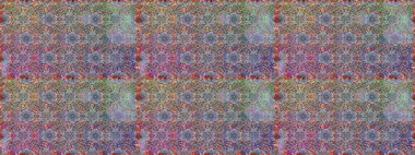 Kusursuz çiçek deseni. Raster illüstrasyonu. Tarafsız ve gri renklerde Asyalı tekstil.