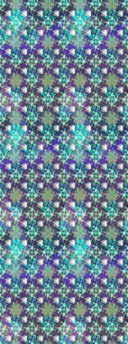 Çiçekli, yapraklı, çiçek desenli eskiz. Raster illüstrasyonu. El çizimi.