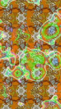 Güzel kumaş deseni. Raster illüstrasyonu. Küçük bir çiçekte eskiz deseni. Güzel çiçek arkaplanı..