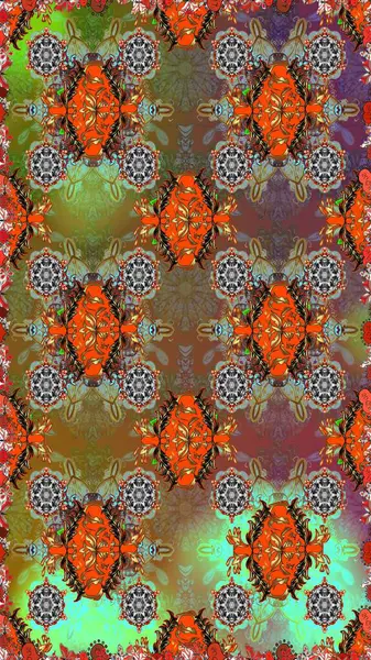 Kahverengi ve turuncu renkli çiçekler. Nazik, narin çiçek arkaplanı. Raster çiçek desenli ve çiçekli..