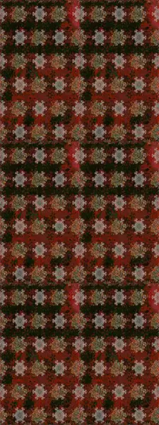 Raster deseni. Soyut çiçek desensiz arkaplan. Kahverengi ve gri renklerde. Raster illüstrasyonu. Küçük çiçekte sevimli çiçek deseni var..