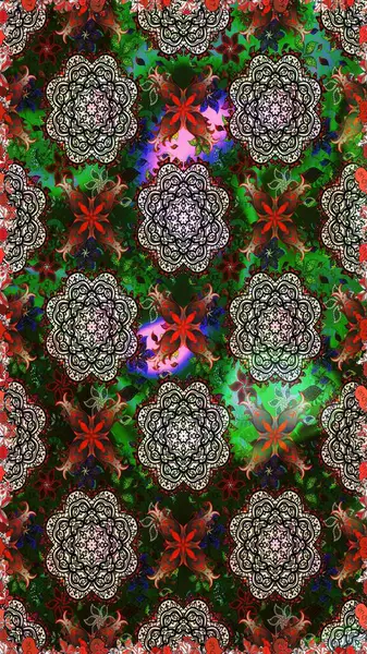 Raster hisseleri. Suluboya, elle çizilmiş. Gri üzerine çiçekler. Kusursuz arkaplan deseni.