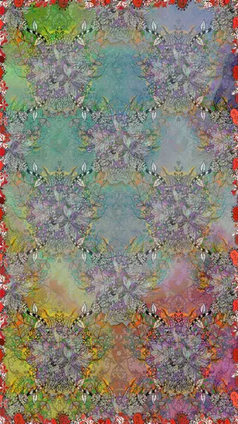 Raster dikişsiz şirin çiçek deseni. Tatil havası. Bahar mevsimi. Nazik romantik baskı.