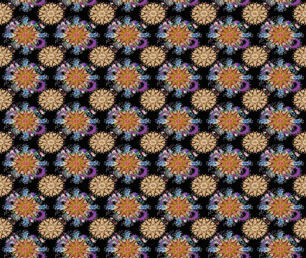 Organik elementler. Botanik kusursuz desen. Raster deseni. Suluboya etkisi.