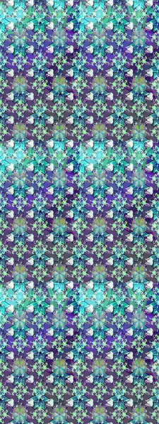 Tatil havası. Raster güzel bir çiçek deseni çizmiş. Bahar mevsimi. Mor ve mavi renkte çiçekler. Nazik romantik baskı.