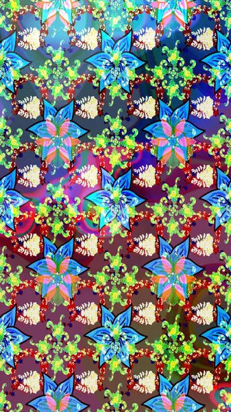 Etnik Mandala süsü. Kızılderili desenli desenli desenli şal deseni. Raster Henna dövme stili. Tekstil, tebrik kartı, boyama kitabı, telefon kılıfı baskısı için kullanılabilir.