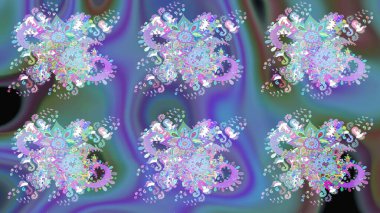 Raster Hip kumaş deseni. Eskiz Vintage Çiçek Deseni.