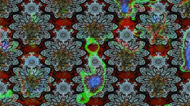 Raster suluboya çiçek deseni, narin çiçekler, siyah çiçekler, tebrik kartı şablonu. Güzel kumaş deseni.