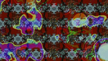 Klasik çiçek desenli. Paketleme, tekstil, duvar kâğıdı için çiçek eskizi. Yumuşak fayans. Raster 'ın taze dokusu. Yumuşak pamuk tasarımı.