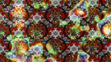 Üzerinde gelincikler ve vadi zambakları olan renkli çiçek desenli nakış deseni. Tekstil tasarımı için gri renkli geleneksel halk çiçekleri buketi.