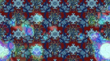 Küçük çiçekli basit bir çiçek çizimi. Mavi renkte şirin çiçekler. Moda baskısı, albüm, ambalaj kağıdı ve duvar kağıdı için zarif dekoratif süslemeler. Raster illüstrasyonu.