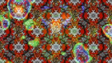 Çiçekli bahar çiçekleri. Küçük çiçekte güzel bir desen. Küçük renkli çiçekler. Moda baskıları için zarif bir şablon. Motley illüstrasyonu.